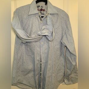 Robert Graham Light Blue money bag boy